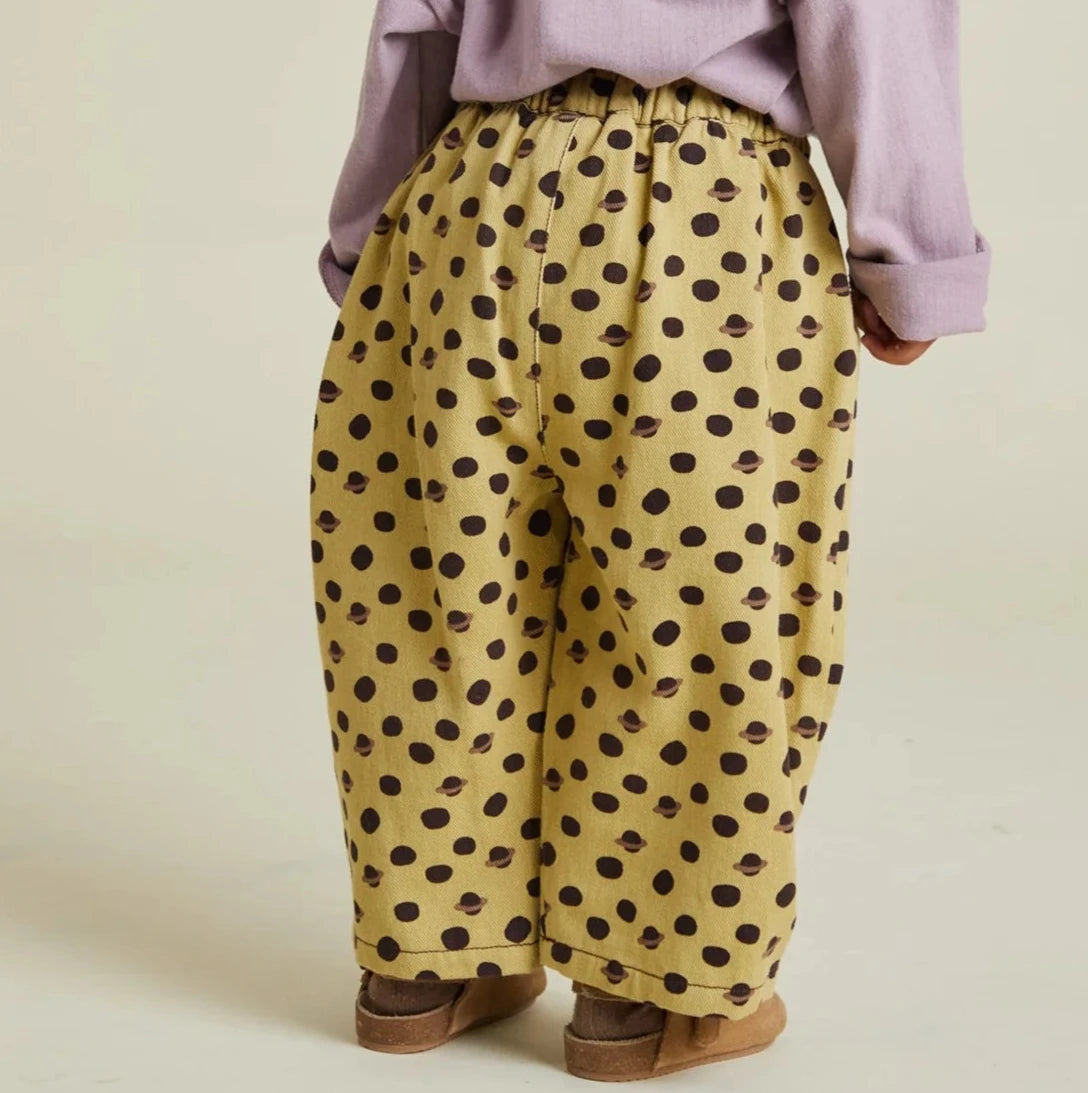 Lowe Honey Polkadot Saturn Print Trouser